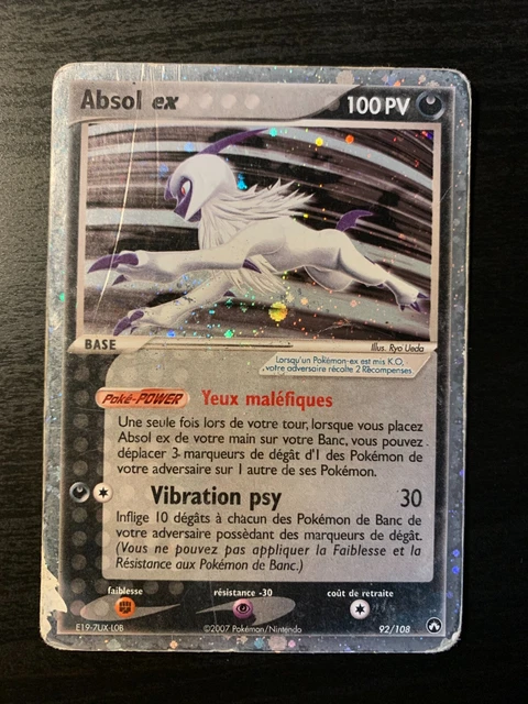 CARTE POKÉMON : Absol EX 92/108 Ex Gardiens du Pouvoir Française