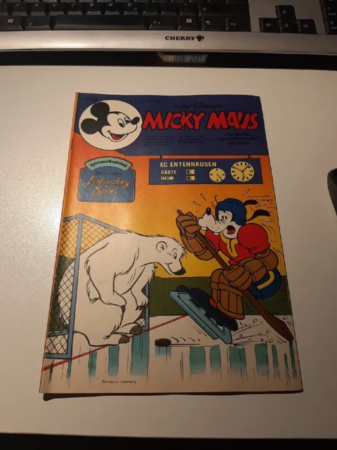 Micky Maus Nr.9  Jahrgang 1981 Mit Bastelbeilage & Schnipp