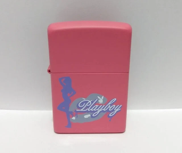 Zippo 2008 Playboy Pink Matte Case No Insert No Box Read
