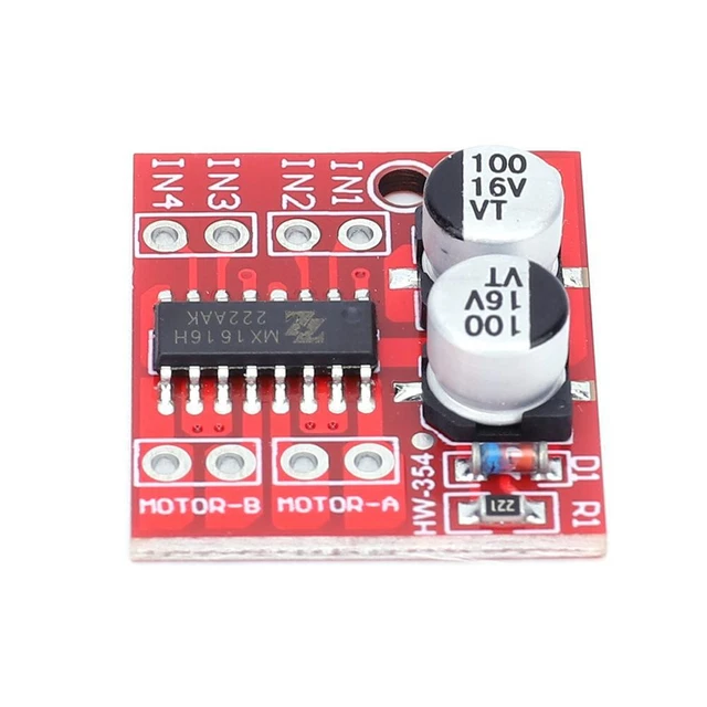 L298N DC MOTOR Drive Controller Module PWM Speed Mini 2.5A Electronic ...
