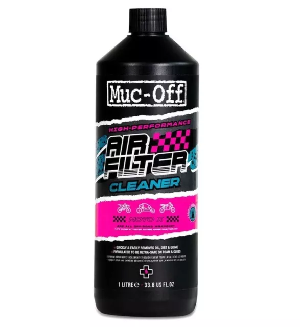 Muc Off Air Filter Cleaner Detergente Filtro Aria Spugna Moto Enduro Cross Quad