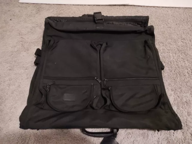 TUMI Garment Bag Ballistic Nylon Alpha Bi Fold Suit/Dress Travel Bag 233D3 Black 2