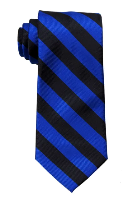 ROYAL AND BLACK Collegiate Striped Men's Tie Necktie Schools Business ...
