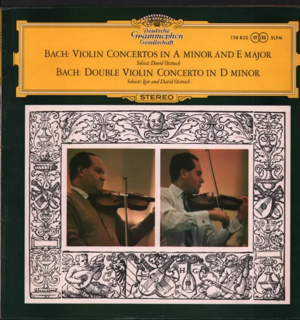 138820 David and Igor Oistrakh Bach Violin Concertos In A / Double Violin