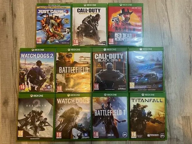 Lot de 11 jeux Xbox One