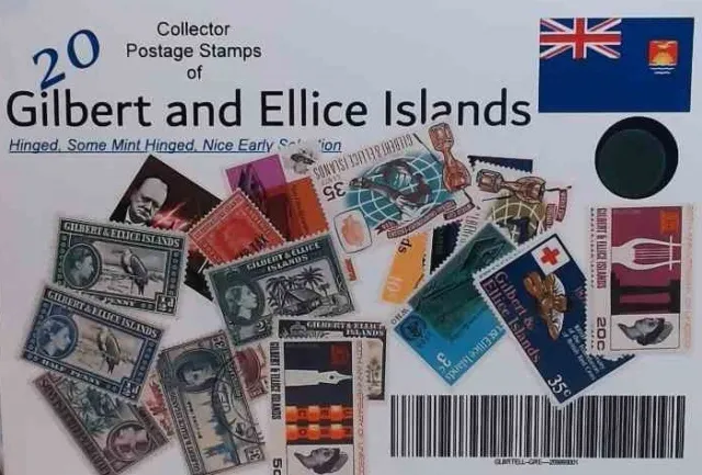 Gilbert and Ellice Islands Postal Postage Stamp Stamps Rare Mint Used Bulk 1800