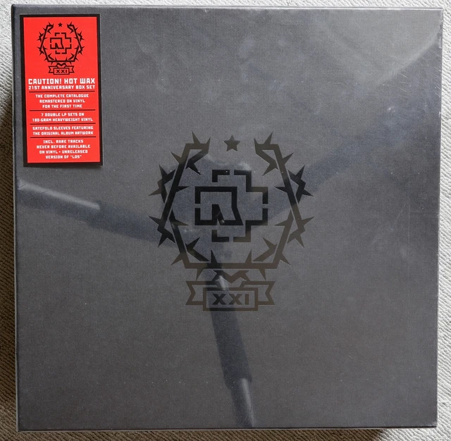 RAMMSTEIN XXI Vinyl Box Set 7x2 Vinyl 180g LP Lim. Auflage orig