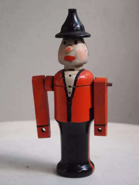 antike Weihnachtsfigur, Nussknacker / Schneemann,Dekoration für Sammler,1920/30