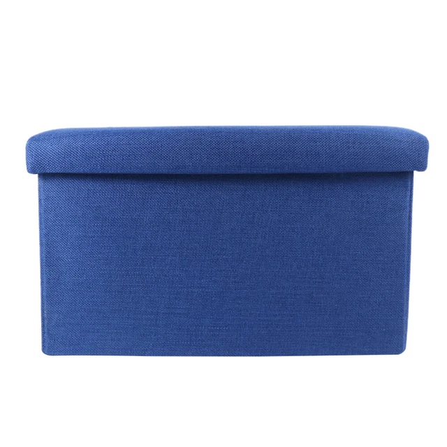 Sgabello portaoggetti pouf per riporre giocattoli