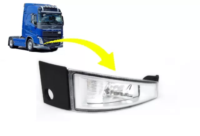 Right Side Fog Light 24V for Volvo FH4 FM4 2013-2020 with H7 bulb trucks