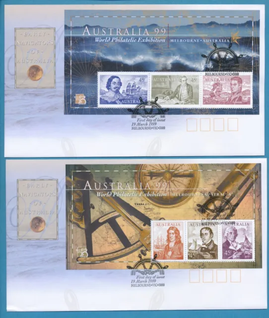 Australian FDC Collection 1999 (22 Covers) Var. Postmarks/Envelopes
