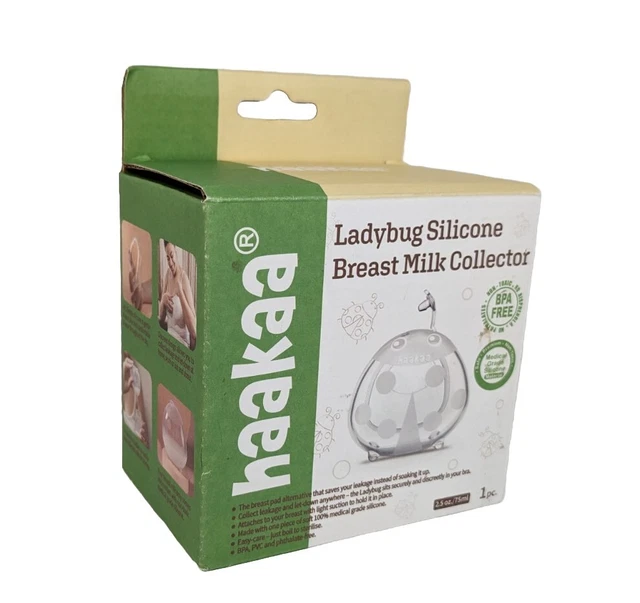 HAAKAA LADYBUG SILICONE Breast Milk Collector 2.5oz 75ml (1 pc) MHK084