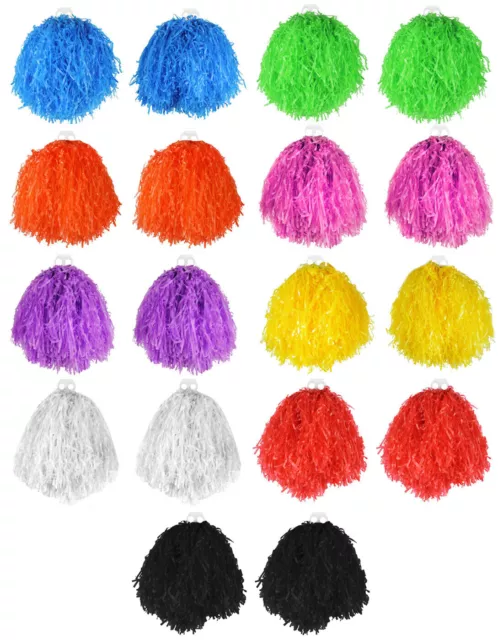 48 X Pairs Jumbo Usa Pom Poms Cheerleader Fancy Dress Joblot Bulk Wholesale