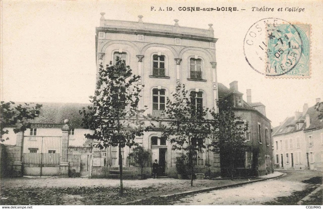 58 - COSNE SUR LOIRE - S09696 - Th��tre et Coll�ge -  - L1