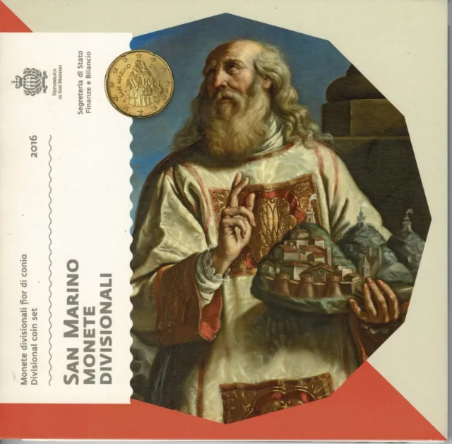 2016 San Marino División Monedas FDC En Paquete MF107238