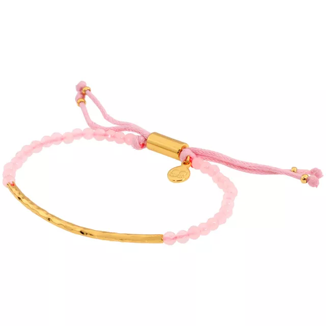 Gorjana Power Gemstone Rose Quartz Bracelet for Love 151020531GPKG