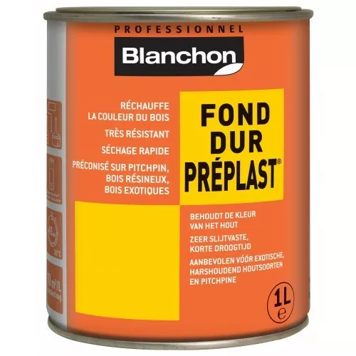 Fond dur - bouche pores - Préplast - 1 L BLANCHON