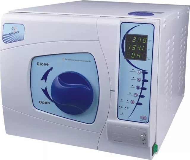 23L Dental Medical Autoclave Steam Sterilizer Bench Table Top Style CE