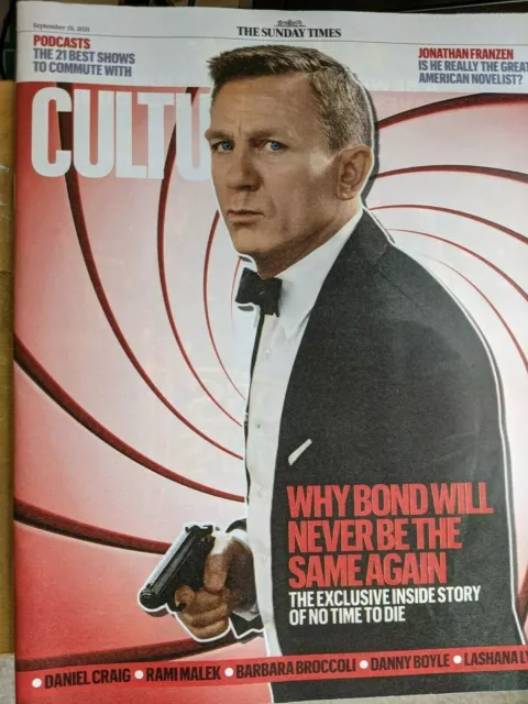 James Bond No Time To Die Cover UK CULTURE Mag 19.09.2021 - Billy Idol Interview