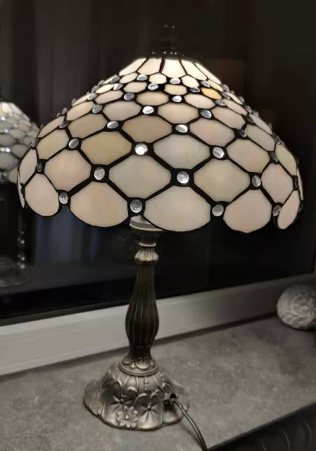 Tischlampe im Tiffany Style ca. 50 cm hoch, Lampe, Beleuchtung