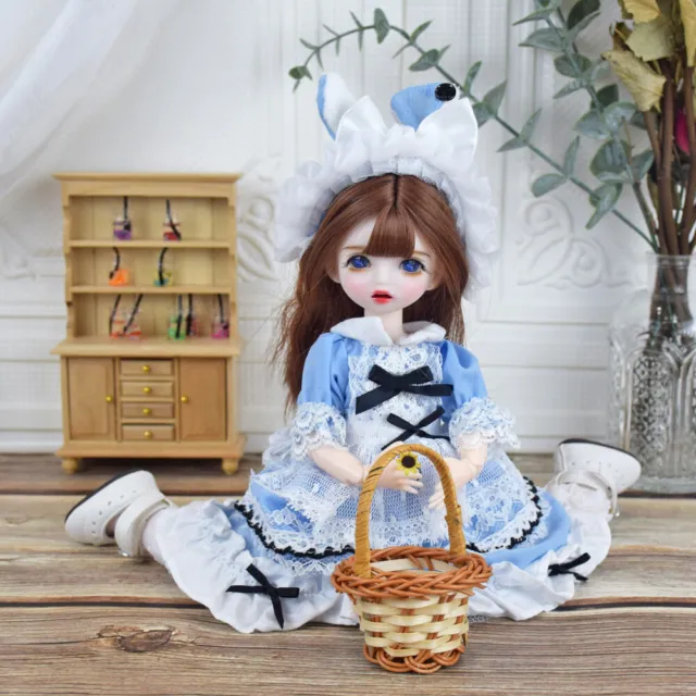 New 30cm BJD Doll 12 Inch Movable Jointed Body Dolls with Princess Dress Clothes