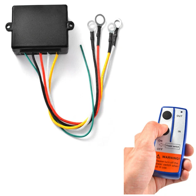 Universal 12V Wireless Winch Remote Control Switch Handset Kit For Car ATV Truck