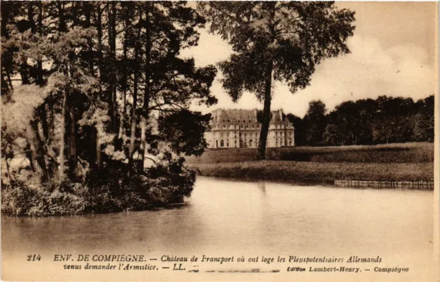 CPA Env.de Compiegne Chateau de Francport FRANCE (1014546)