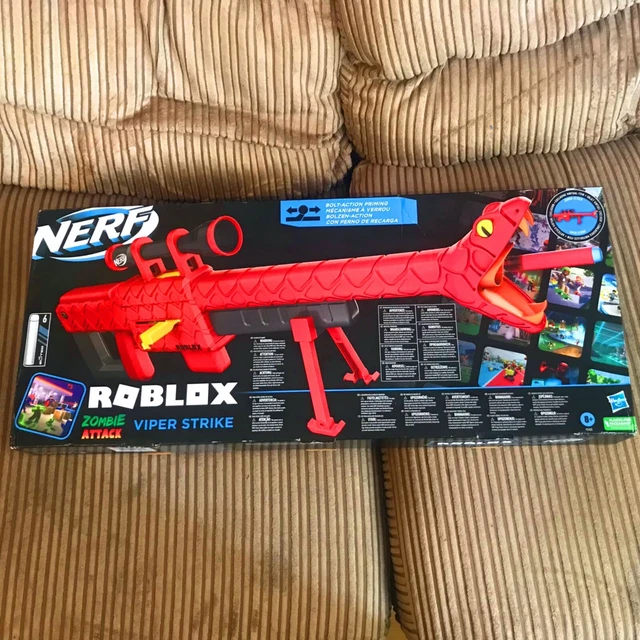 NERF ROBLOX ZOMBIE Attack Sniper Viper Strike Toy Gun Dart Blaster For