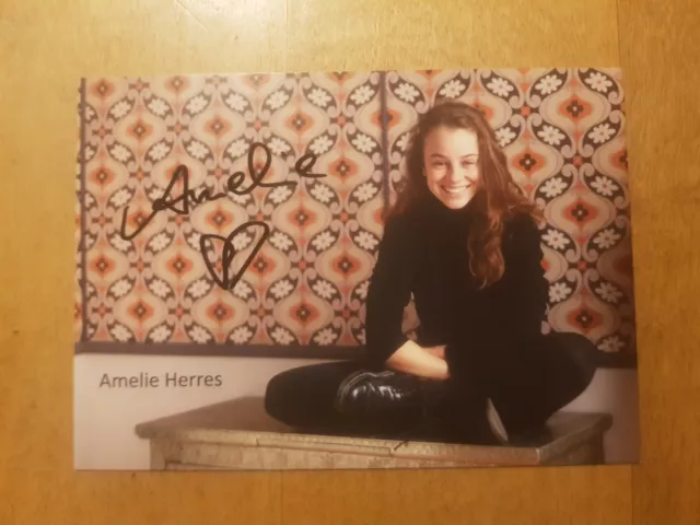 *Neu* Autogrammkarte von Amelie Herres
