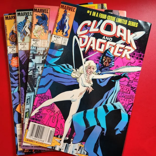 Cloak and Dagger #1-4 1983 Complete Limited Series Marvel Comic Books Fine