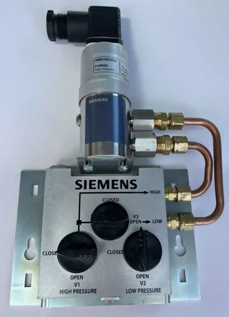 Siemens QBE3190UD50 Differential Pressure Sensor, 0 To 50 Psi,  NIB