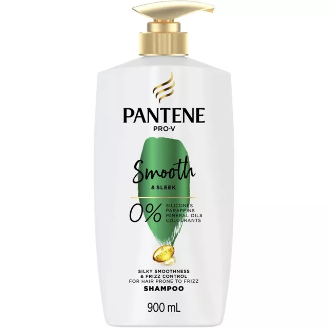 Pantene Pro-V Smooth & Sleek Shampoo 900 mL - Switzerland Brand