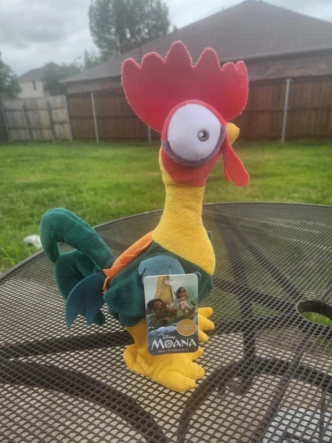 Disney Moana Hei Hei Plush Rooster/Chicken - Clucks and Dances - 13" NWT