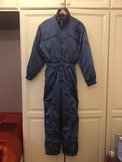 Combinaison De Ski ELLESSE Vintage Années 90 - Taille 46 Homme - Rouge - Occasion