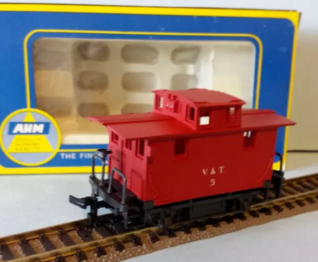 Ahm Rivarossi Carro Oldtime Caboose  Art. 6251 V & T  Made Italy - Vintage -