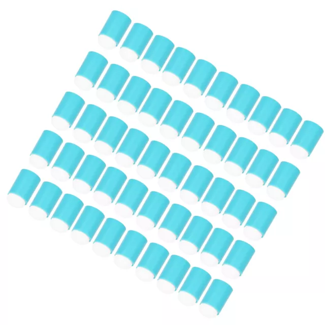 (Blue)50pcs Ink Pad Smudge Sponge Multipurpose Soft Flexible Lightweight GFL