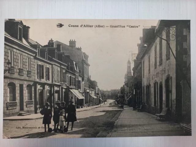CPA 03 COSNE D'ALLIER - Grand'Rue "Centre" 