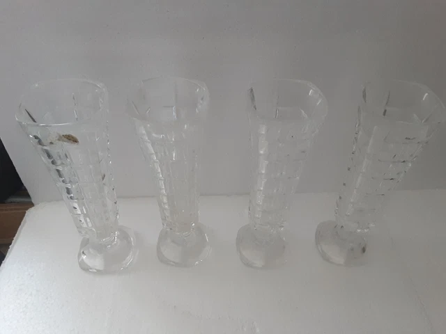 Vase Soliflore Atmosphera En Verre - H 30cm, Design Évasé - Déco Élégante Pour Fleurs Coupes Modernes