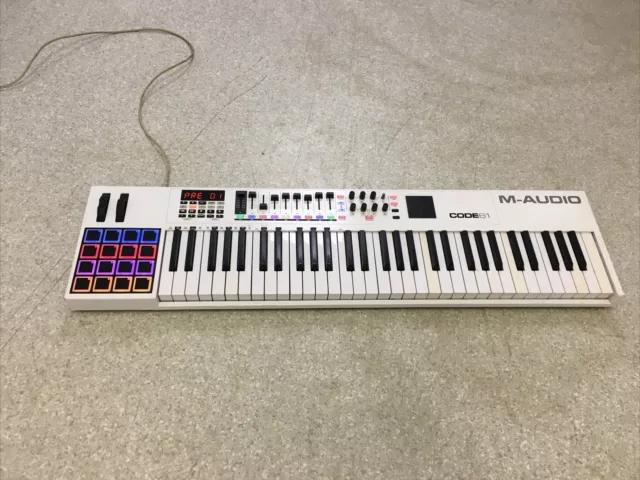 M-Audio Code 61 - 61 Tasten USB MIDI Keyboard Controller - nicht vollständig getestet