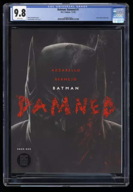 Batman: Damned #1 CGC NM/M 9.8 White Pages The Joker is Dead! DC 2018
