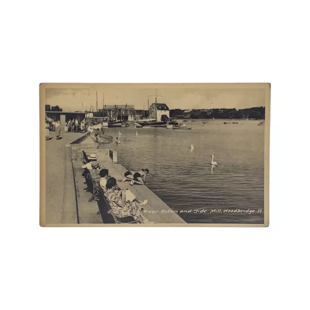 River Deben & Tide Mill, Woodbridge, Suffolk; 1959, Postcard