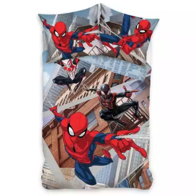 Spider-Man Kinderbettwäsche Set 135x200cm + 80x80cm 100% Baumwolle