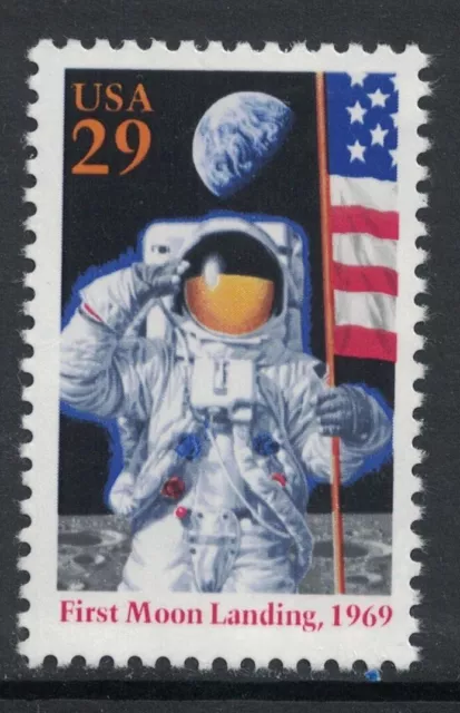 Scott 2841a- First Moon Landing, Astronaut- MNH 29c 1994- unused mint stamp