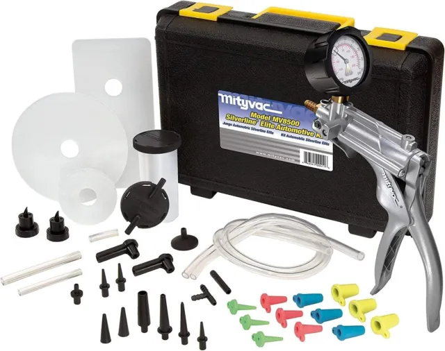 Kit de bomba de aspiradora y presión manual Mityvac MV8500 Silverline Elite