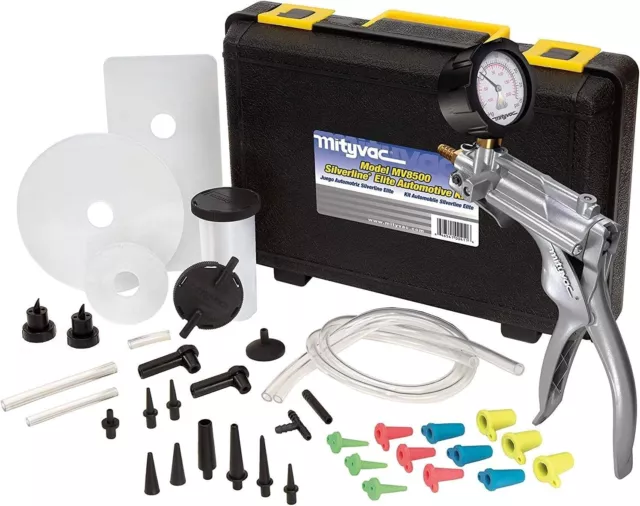 Mityvac MV8500 Silverline Elite Hand Vacuum And Pressure Pump Kit