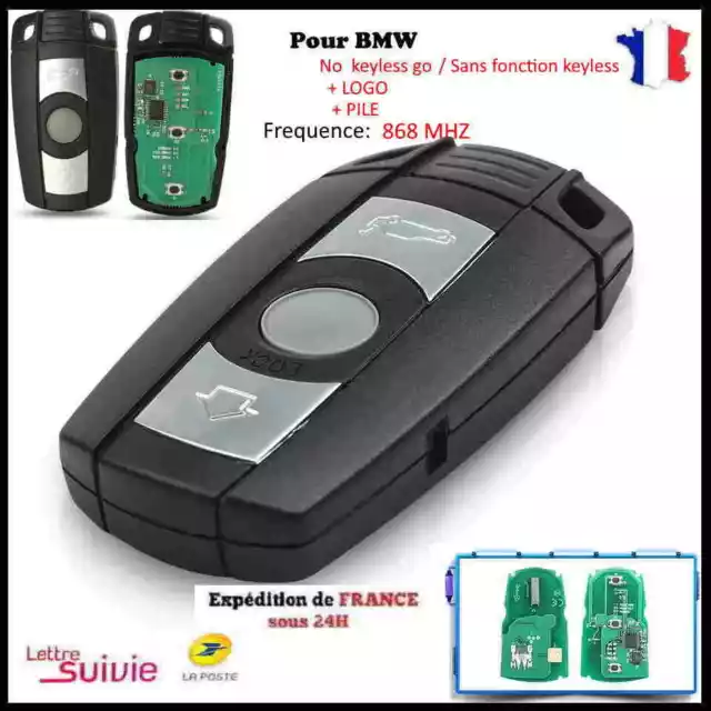 BOÎTIER DE RECHANGE clé batterie télécommande pour BMW E90 E91 E92 E84 E60  E61 E70 EUR 16,91 - PicClick FR