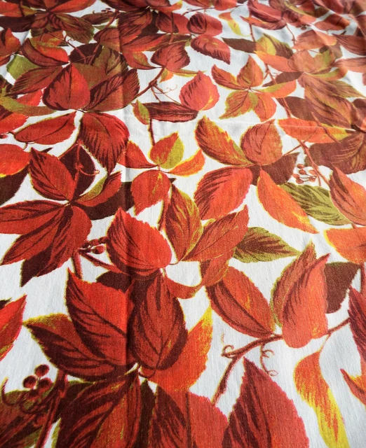 Coupon Tissu Ancien Canards Sauvages - Romanex De Boussac, 63x71 Cm, Motif Canard