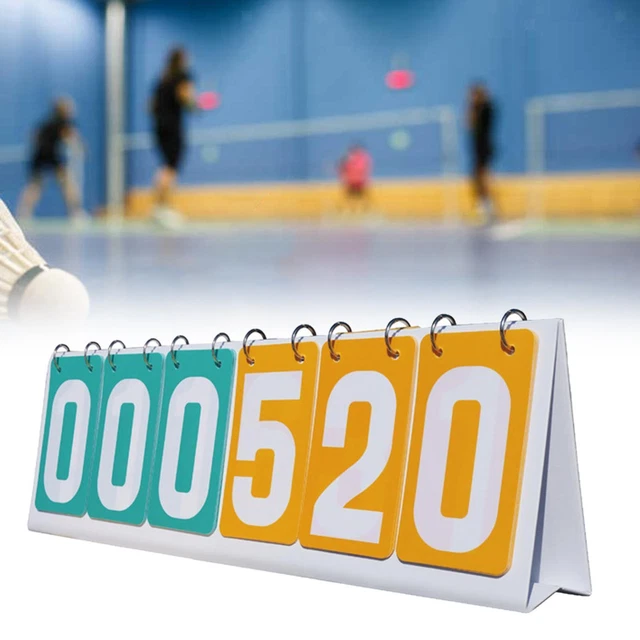 Tabellone Segnapunti Elettronico Portatile Per Biliardo, Basket E Pallavolo – 27x10 Cm, Ricaricabile E Facile Da Installare