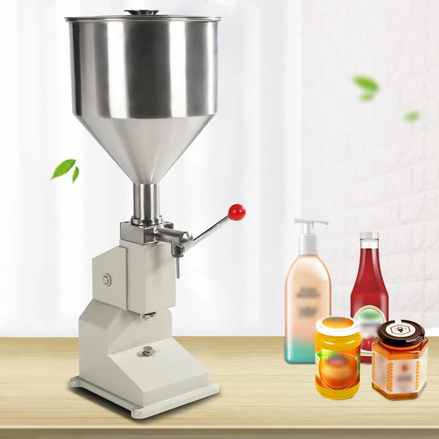 Paste Cream Cosmetic Bottle Filler Manual Liquid Filling Machine Stainless Steel