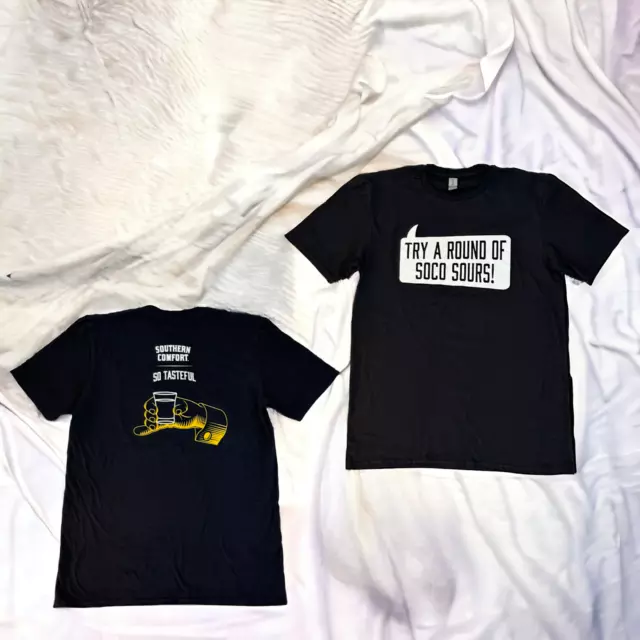 Southern Comfort Whiskey T-Shirt, Mens M-XL, Black, New Orleans SOCO NWT